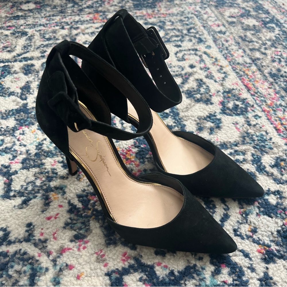 JESSICA SIMPSON | Camby Ankle Strap Heels